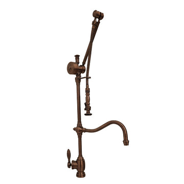 Waterstone Traditional Gantry Pulldown Faucet – Hook Spout Model#4400 Oil Rubbed Bronze