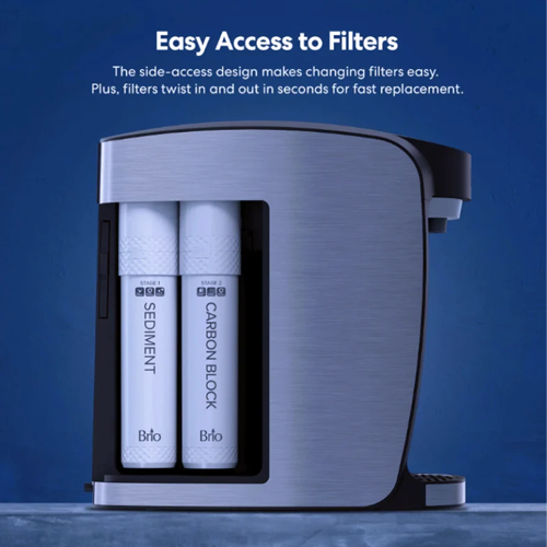 Brio Moderna - Bottleless Countertop Water Cooler, Filter, And Dispenser