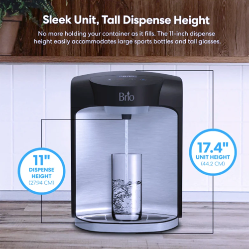 Brio Moderna - Bottleless Countertop Water Cooler, Filter, And Dispenser
