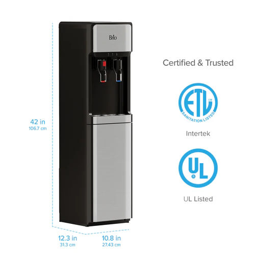 Brio 300 Slim Series 2-Stage Stainless Steel Bottleless Water Cooler