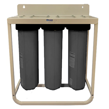 3 Stage Big Blue 20" Whole House System with Free Standing Bracket