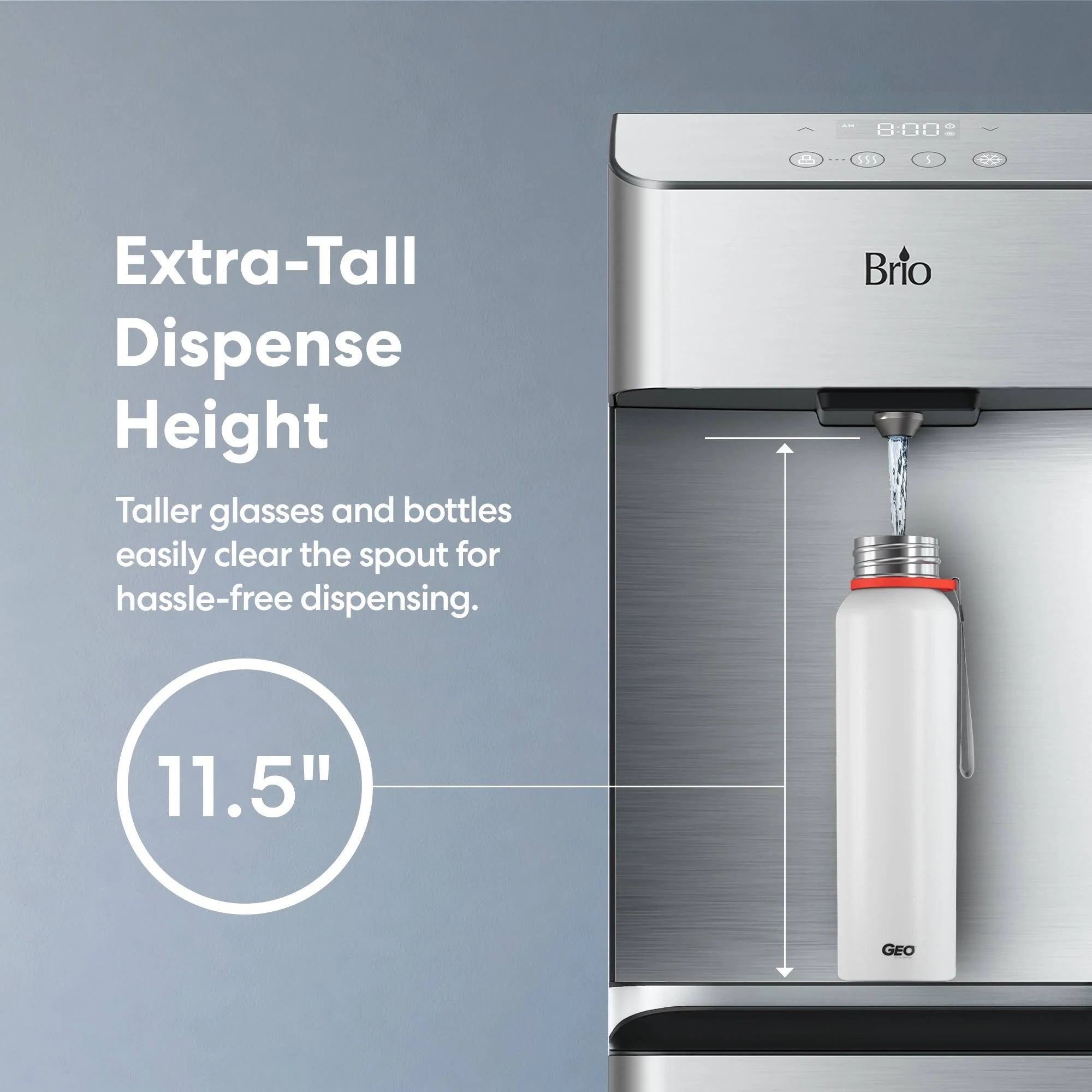 Brio Moderna Point-of-Use Water Cooler & Ice Dispenser