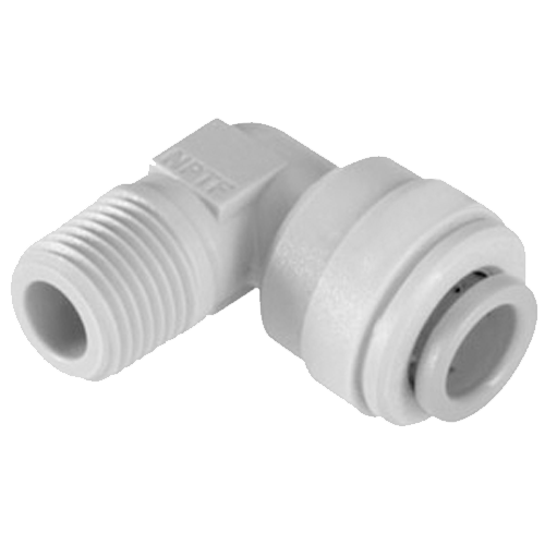 1-4"Tube x 1-4" Male NPT Fixed Elbow Quick Connect Fitting